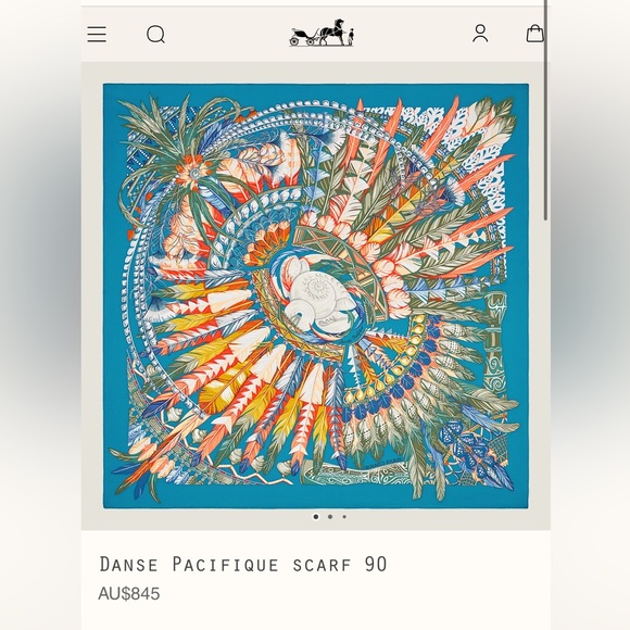 Hermes’ Silk Scarf 90cm - Picture 1 of 4